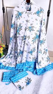 Mukena Bali Katun Rayon Jumbo Rempel Motif Fahara Murah