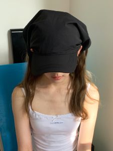 Jennie Inspired Outdoor ผู้หญิง หมวกเบสบอล ระบายอากาศได้ดี ม่านบังแดดย้อนยุค แห้งเร็ว ทันสมัย หมวก Duckbill สไตล์ลำลอง ปีกสั้น