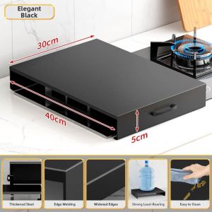 Weichen | Anti-grease Stove Cover Plate Storage Rack