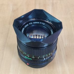 Universal Lens Hood for Canon Canon FD 50mm 1:1.4 NFD Compatible with 24 35 85mm Lenses Photography Camera Accessory