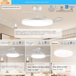 NVC | Bedside Comfort Fan and Light Fixture