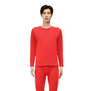 HLA | ชุดชั้นในแบบหนาและอบอุ่นพร้อมแผ่นป้องกันไฟฟ้าสถิตสำหรับฤดูหนาวจาก HLA ชุดชั้นในผู้ชายป้องกันแบคทีเรียโพลีเอสเตอร์