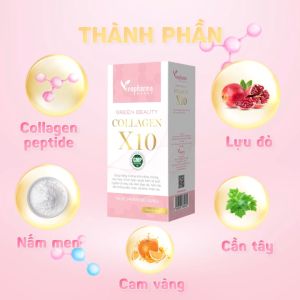 Green Beauty Collagen X10 cô đặc Nano siêu cốm sủi (20 gói)