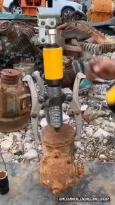 Cảo thuỷ lực 15 tấn  chuyên dụng tháo vòng bi bạc đạn Đài Loan