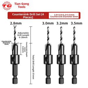 TG | Self-Tapping Screw Pilot Counterbore Drill Bit