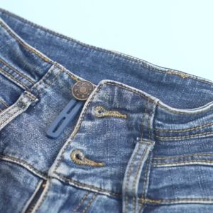 Kancing Celana Jeans Metalic Aksesoris Kancing Jeans Panjang Pembesar Double Extender Kancing Lubang 2 Adjustable Button BRG