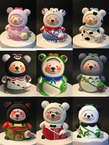 กระเป๋าเป้สะพายหลังหมี 3D สำหรับเด็ก กระดานวาดภาพ DIY สีสันสดใส กระดานวาดภาพหมี เครื่องมือวาดภาพ ของเล่นสำหรับเด็ก