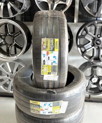 245/45R18 100Y NAZZ Ultimate1 EV(นุ่มเงียบ เกาะถนนดีเยี่ยม) ยางใหม่ปี 25👍 ราคาโปร2เส้น✅ แถมจุ๊บลมยางแท้😍 มีรับประกันนาน2ปี 50000 กิโล✅❤️