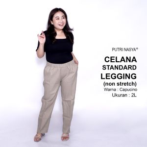 Putri Nasya Celana Kerja Kantor Standard Legging (NON STRETCH) Jumbo Wanita