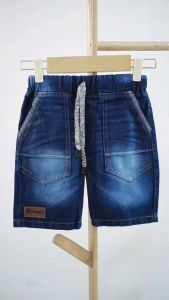 Celana Jeans Anak 2-9 tahun | Celana Anak Laki-laki Jeans Pendek Wisker  | Khakha Store