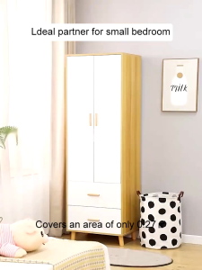 ROOSIO Furniture Wardrobe Wooden Bedroom Storage with Drawer Door Wardrobe Cabinet for Clothes Cabinet Clothes Organizer