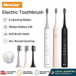 MeeGoo Sonic Electric Toothbrush Adult Ultrasonic Automatic Toothbrush Oral Care 4 Cleaning Modes Toothbrush IPX7 Waterproof
