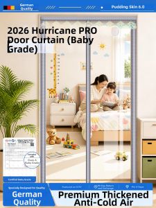 SHULIAN | Transparent Magnetic Air Locking Anti Grease Insulation Partition Curtain
