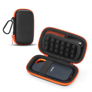 เคส EVA แบบแข็งกันกระแทกสําหรับ SanDisk Extreme Pro/Portable SSD - ที่เก็บสายเคเบิลพร้อมซับในแบบนุ่ม กระเป๋าเดินทางกันฝุ่น