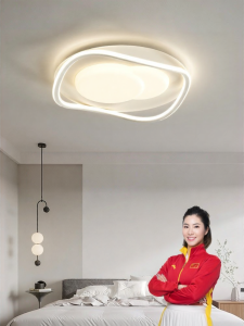HUANGJIANG | Full Spectrum Eye-Care Ceiling Light Modern Simple
