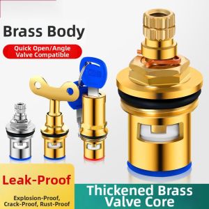 Quick Switch Universal Cold and Hot Water Tap Valve Core Full Copper