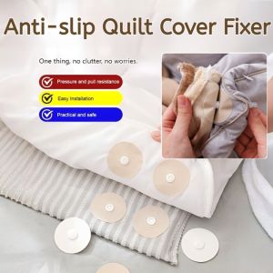 Snap Buckle Anti-runaway Fastener Sub Mother Lightweight Antirunning Press Buckle Anti-slip Quilt Corner Fixer