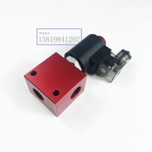Hydraulic Threaded Two-Way Electromagnetic Valve DHF10-221 SV10-21 SV2-10-2NOP Normally Open No Pressure Loss