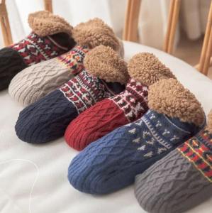 Tất Giữ Nhiệt Cho Nam Nữ Ấm Áp Chống Trơn Trượt Kiểu Dép Đi Trong Nhà Mùa Thu Đông Dày Dặn Thích Hợp Cho Ngủ Tập Yoga Chất Liệu Acrylic Mang Lại Cảm Giác Thoải Mái Khi Ở Nhà