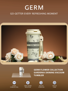 [Local Ready Stock] GERM Flower Collection Gardenia Vacuum Flask