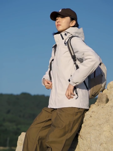 Jeep Spirit Three In One Jacket Detachable Windproof Sports Hiking Jackets