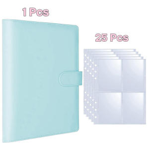 INS Pu Leather Photocards Holder Album Cards Collect Book Photo Card Storage Book Binder Cover Binding Machine