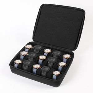 Watch Box Organizer for Men or Women，Watch Travel Case Portable Storage Watch Display Holder for Wristwatches and Smart Watches