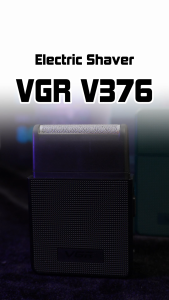 VGR V-376 V375 V353 Super Slim Shaver Black USB Rechargeable Foil Shaver with Accessories and Box