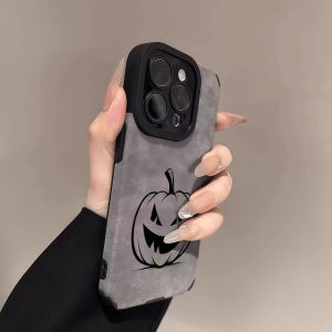 Potdemiel | Jack Lantern Flip Leather Phone Case for iphone 17 16 15 14 Plus 13 12 11 Pro Max X XR XS Cover Fashion Funda Cases