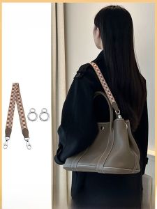 Handmade Garden Party Shoulder Strap Canvas Bag Underarm Remodeling Inner Pocket Belt Fashionable Accessory by Craftsmanship