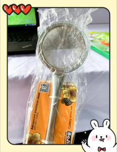 Vá Vớt Bọt Rây Bột Lọc Thức Ăn Inox Đa Năng Sâu Cạn Đủ Size Cho Bếp Gia Đình & Nhà Hàng 29X8CM