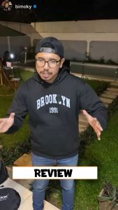 SWEPO Hoodie Jumper Brooklyn 1991 (BORDIR) M -XXL (Pria & Wanita)