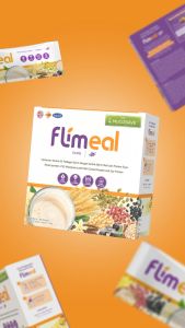 Flimeal Vanilla Box 2 (30 Sachets) - Healthy Meal Replacement for Weight Loss & Energy