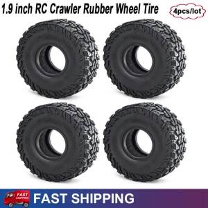 ONEVAN | 1.9 inch RC Crawler Rubber Wheel Tires Set for 1/10 Traxxas SCX10 90046 D90 D110 TRX4 TRX6 RC4WD Upgrade Parts