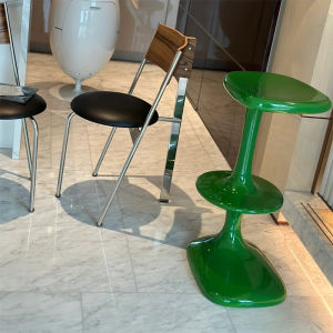 2025 New Creative High Stool Bar Chair Casual Cafe Villa Household Furniture Bar Counter Stool Italian Style Painted Surface