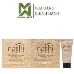 Bộ sản phẩm Nashi Try Me Kit ( Dầu gội + xả 15ML + Hấp 20ML )