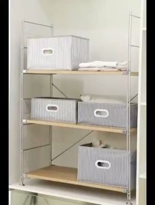 QB clothes organizer tudung storage foldable storage box bekas baju box storage cloth storage winter clothes storage 收納盒