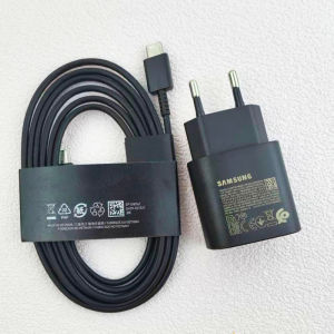 Sạc Nhanh Samsung 25W PD Kèm Cáp Type C 1/1.8m Bộ Sạc Siêu Tốc Dành Cho Galaxy S25 S24 S23 S22 Ultra Z Flip Fold 7 6 5 4 3 A26