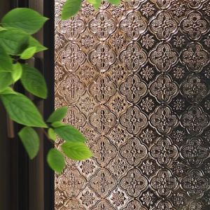 Chinese Retro Glass Sticker Translucent Opaque Window Anti-Leakage Anti-Peeping Frosted Film Window Grille Electrostatic Sticker