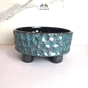 The Leaferie Bolin Shallow plant pots Ceramic flowerpot flowerpots flower pot planter planters