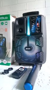 Speaker Bluetooth Full Bass Karaoke Wireless Fleco F-8809 LED 85 Inch GRATIS ( MIC TANPA KABEL + STAN SPEAKER / TRIPOD SPEAKER ) / FLECO F-8606 LED AB / FLECO F-8606 BAL / FLECO F-8512F LED- ONGKIR MURAH BISA COD KEMANA SAJA