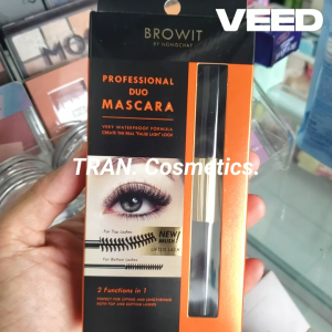 Mascara Nong Chat Mascara Nong Chat 2 Đầu Professional Duo 2in1 Thiết Kế Hai Đầu Siêu Mảnh - TRAN. Cosmetics.