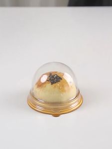 กล่องขนม กล่องใส่เค้ก พระจันทร์ คัพเค้ก แบบกลม 50 ชิ้น/แพ็ค กล่องใสพลาสติก พร้อมฝาทรงโดม