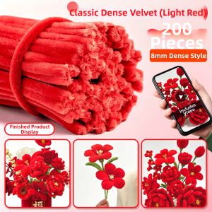 MINGZHUO | Dense Red Color Handmade DIY Materials Set