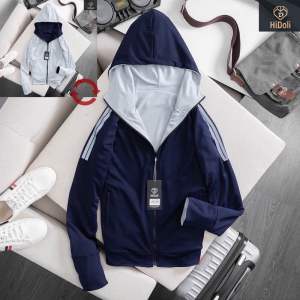 Áo Chống Nắng Nam 2 LỚP 2 MẶT Chất vải dày dặn chống tia UV