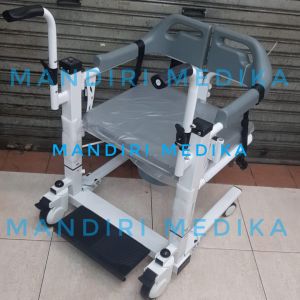 Kursi Roda Transfer Commode Chair Transport Elektrik Charge + Remote