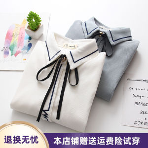 Korean Style Womens Corduroy Shirt with Butterfly Knot Heart Electrocardiogram Pattern Versatile for Students Fashionable Fall Wear