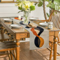 VIKAMA Rhythm Streamlined Fashion table runner Spring and Summer dining table Flag Coffee Table Decoration Home decoration. 