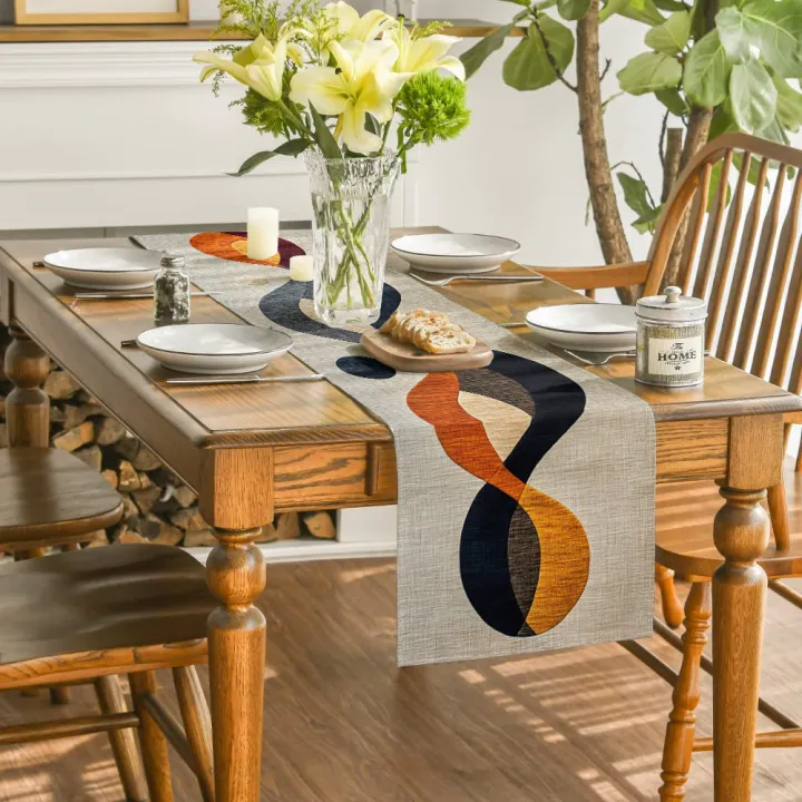 VIKAMA%20Rhythm%20Streamlined%20Fashion%20table%20runner%20Spring%20and%20Summer%20dining%20table%20Flag%20Coffee%20Table%20Decoration%20Home%20decoration%20-%20Image%203