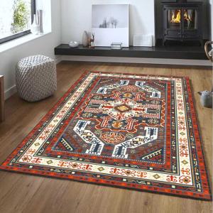 Thảm Trải Sàn VIKAMA Crystal Velvet Retro Boho Mềm Mại Bền Đẹp Dễ Vệ Sinh Thích Hợp Cho Phòng Khách Phòng Ngủ Trang Trí Nhà Cửa Phong Cách Hiện Đại.